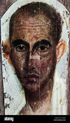 The Funerary Portrait of a Man – A Study in Roman Egypt's Ethereal Beauty and Timeless Elegance