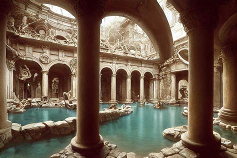 The Nymph of the Baths! A Glimpse into the Roman Bathhouse and the Enchanting Allure of Late Antiquity